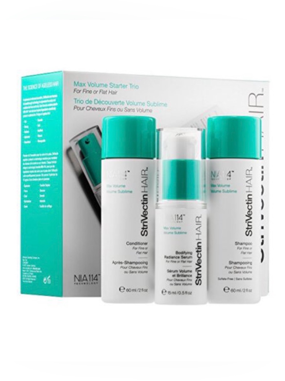 NIB StriVectin Hair Max Volume Starter Trio For Fine or Flat Hair